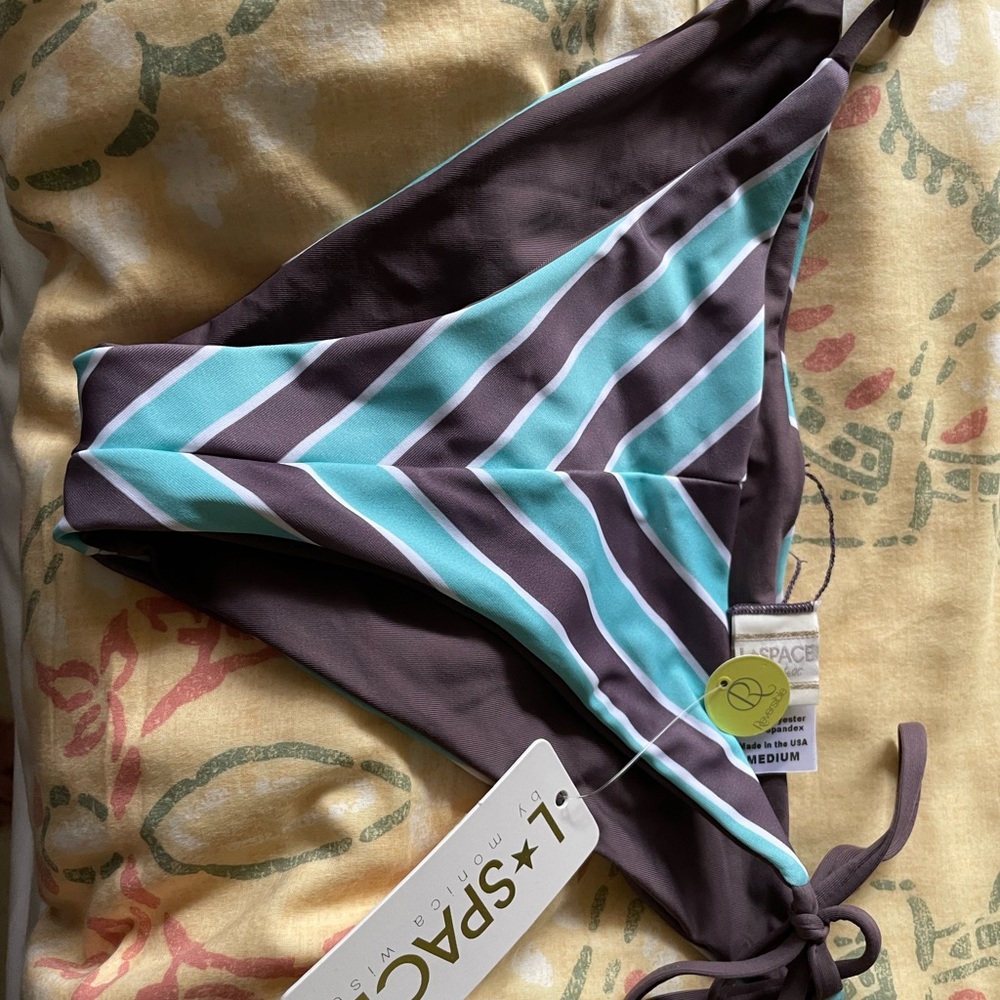 L Space Reversible Bikini Bottoms Size M